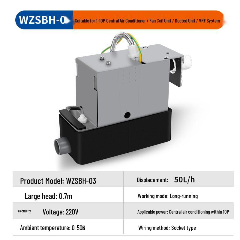 Automatic External Condensate Drain Pump for Air Conditioner Cabinet - Compact Lifting Pump for Home Use