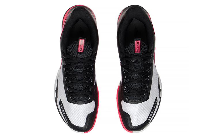 Li Ning Saga SE Textile, Synthetic Leather Cushioning Slip Resistant Abrasion Resistant Breathable Low top AYZS014-1