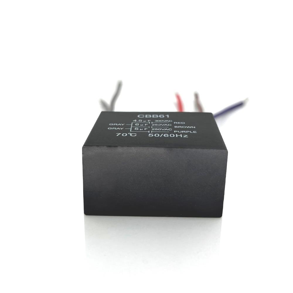 2pcs Plastic 3 Speed Fan Switch Copper Speed Regulating Capacitor Electrician