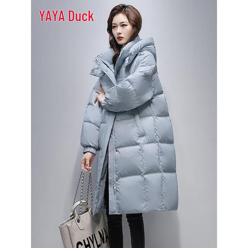 YAYA Women's Over-the-Knee Hooded Down Jacket YE3B633711D