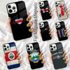 Costa Rica Flag Soft Phone Case for iPhone 17 Air 16e Pro Max 15 Pro 13 14 Plus 11 12 MagSafe Magnetic Coque