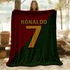 1pc Ronaldo Seven Outdoor Blanket Lightweight Flannel, Soft & Warm, All-Season Use for Sofa, Outdoor, Camping, Living Room, Office044