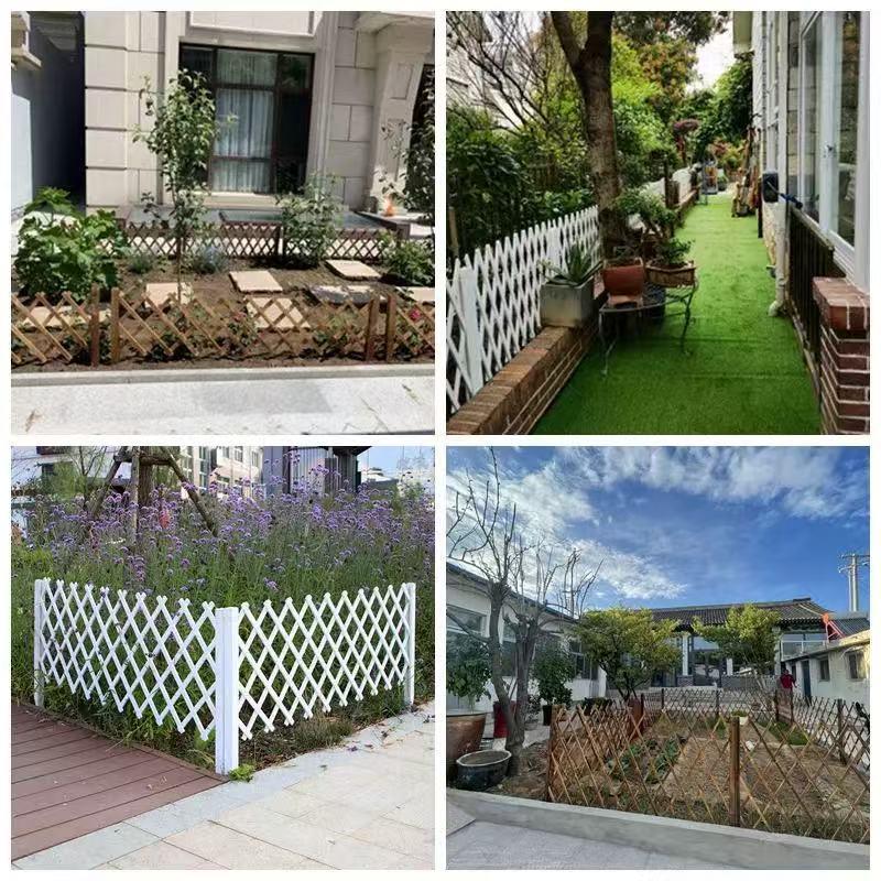 Extendable Anticorrosive Wood Garden Fence & Climbing Frame for Outdoor and Indoor Use