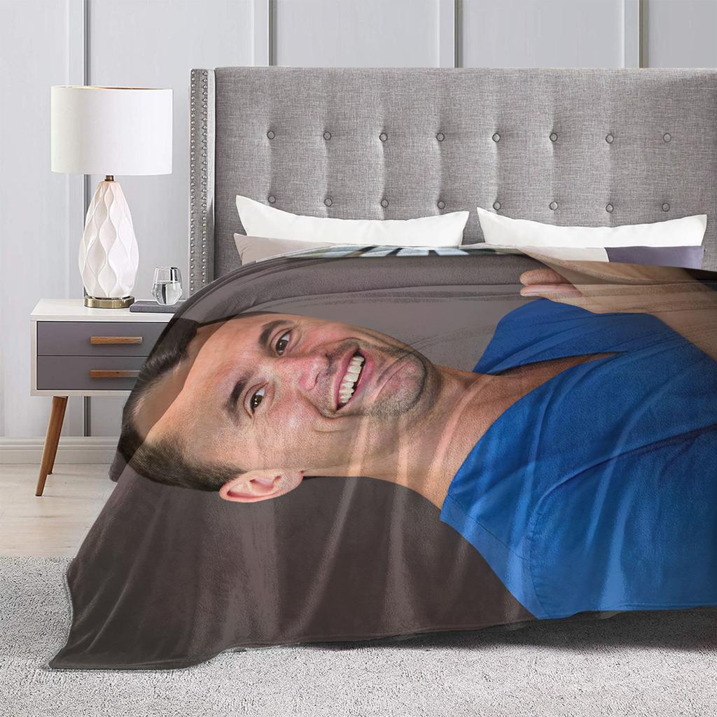 Soft Blankets Kids Adult Camping Funny Charlie Kirk Throw Blanket Flannel Bedspread For Couch Chair Novelty Sofa Bed Cover