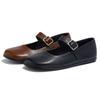 Fashion AIYUQI Mary Jane Female Shoes 2025 New Genuine Leather Shoes Women Non-slip Large Size Square Toe Buckle Ballet Flats Women