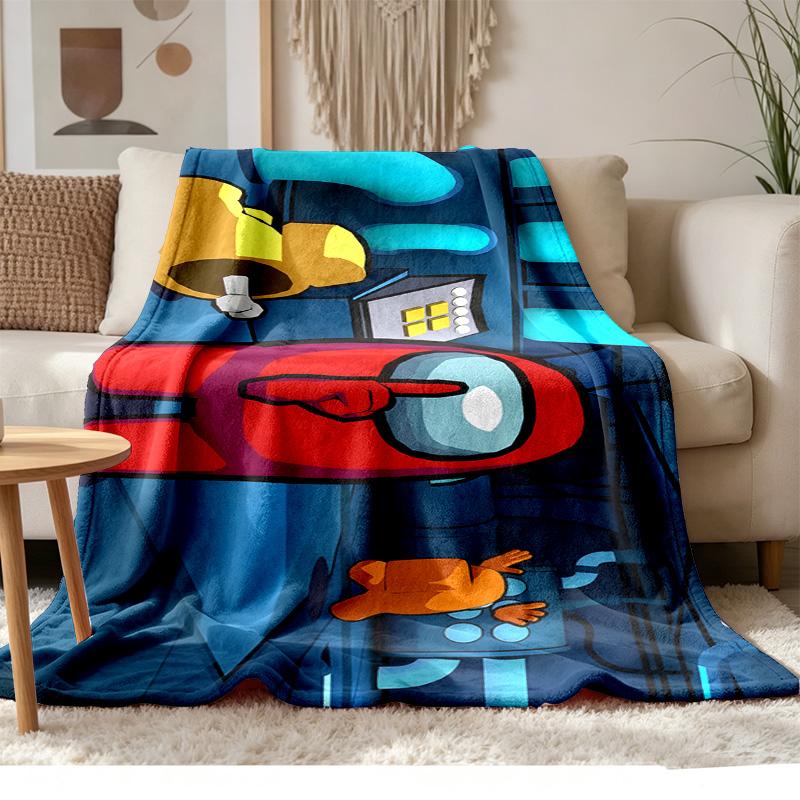 Among Us Soft and comfortable flannel Suitable for sofas living rooms outdoor camping travel and also makes a great anniversary gift
