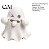 Small Halloween Decorations Ghost Figurine, 3D Printed Cute Face Statue, Spooky Night Atmosphere Tabletop Ornament for Shelf, Desk, Home Party