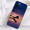 Art G-Galloping Horse Phone Case For iPhone 16,15,14,13,12,11 Plus,Pro Max,XS,X,XR,SE,Mini,8,7 Soft Silicone Black Cover