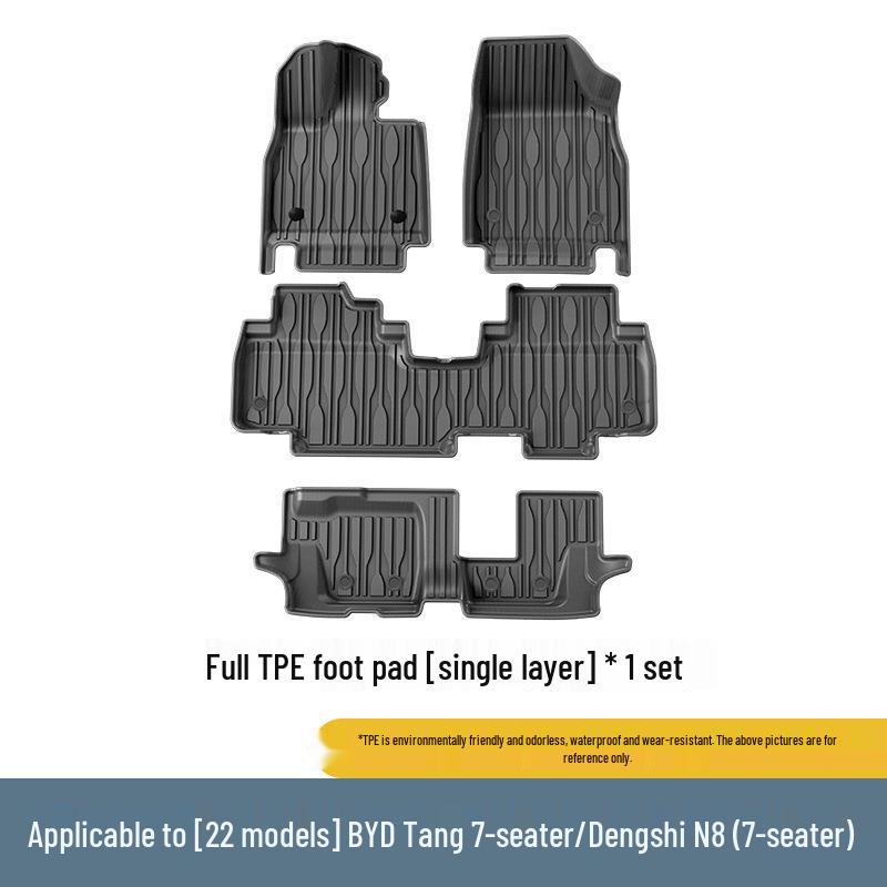All-Weather TPE Trunk Mat for 2022-2024 BYD Tang Tengshi N8