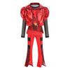 Movie The Rise of Red Cosplay Costume for Girls Christmas Halloween Carnival Dress Descendants 4 New Year Full Set Outfits Wig