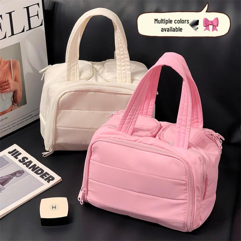 Women's Large-Capacity Double-Opening Makeup Bag: Multi-Functional, Portable Travel & Business Storage Solution