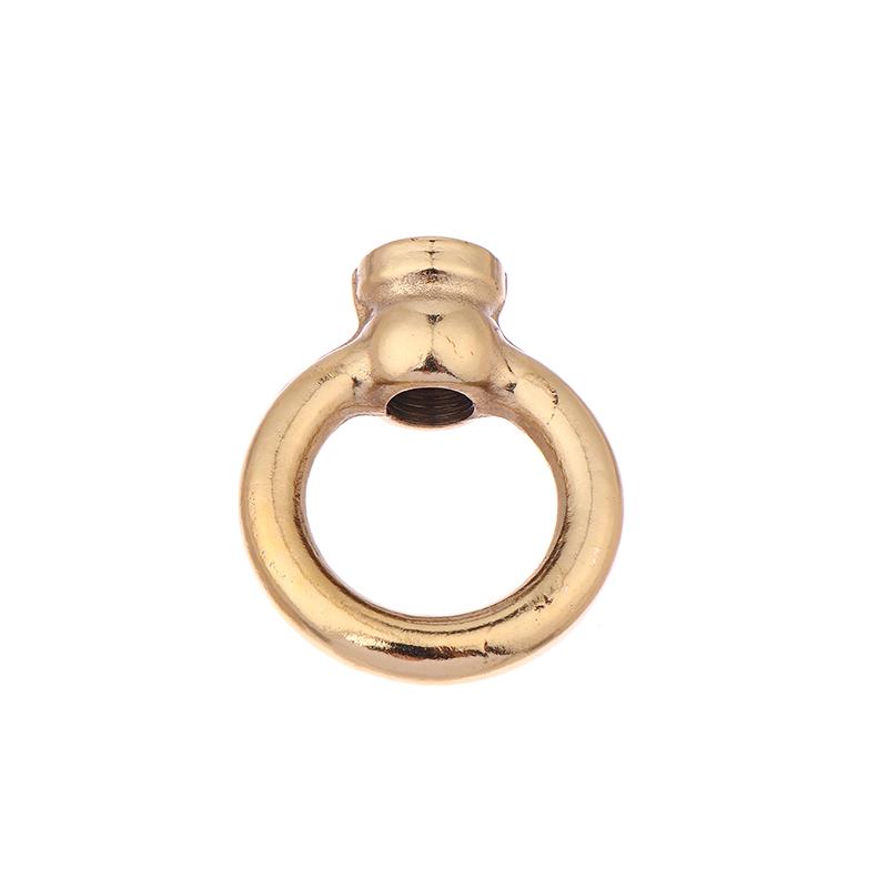 1Pc M10 Fine Tooth Chandelier Iron Pendant Ring  Lamp Closed Hook Chain Load-Bearing Iron Ring For Ceiling Light Hanging