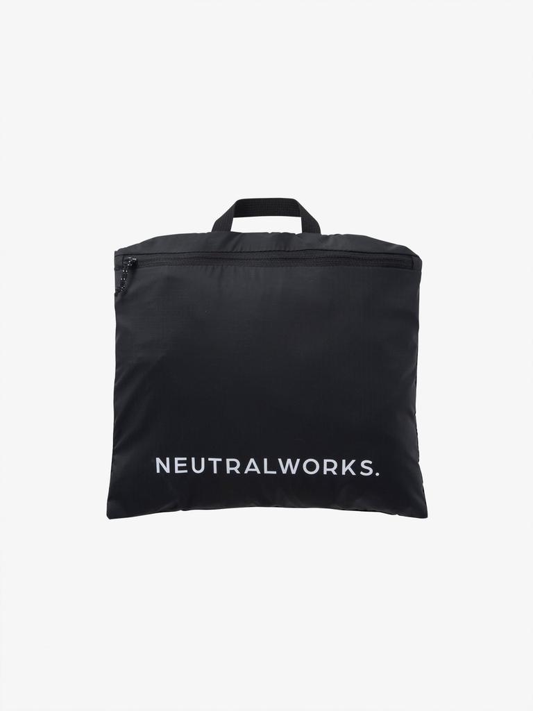 Mesh Tote Black OS [Neutralworks.] Bag, Breathable, Lightweight, Gym/Pool Bag, Simple, Compact, Foldable, Large,