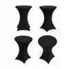 NUFORMA Banquet Table Cover 80 cm Elastic Black