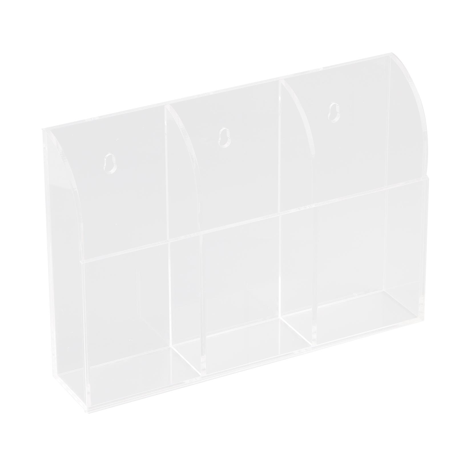 Acrylique   Porte-télécommande Conditionneur Boîte de Rangement Support Mural 1 Boîte