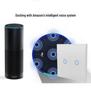 WiFi Smart Home Touch Switch with Alexa Voice Control, European Standard 86 Panel, Mobile Remote Operable