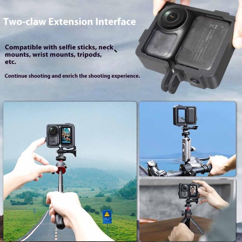 Protective Case For Action Cameras Lightweight Frame Boarder With Accessory Mounts For Outdoor Photography