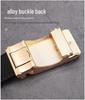Men's Trendy Automatic Buckle Leather Belt - Versatile, Casual, and Simple Design