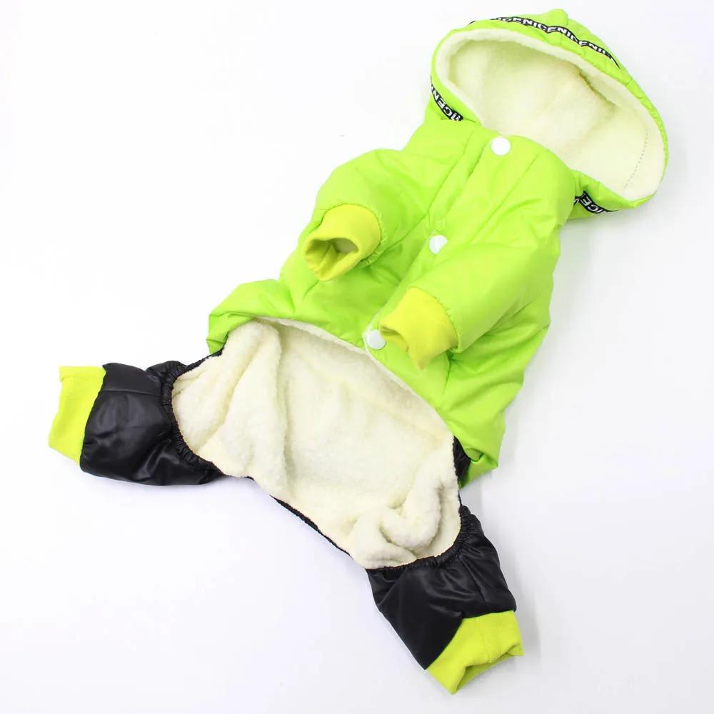 

Тепловой комбинезон для собак с флисовой подкладкой, зимняя одежда с капюшоном для собак, водонепроницаемое пальто для маленьких собак, йоркширских терьеров, чихуахуа, одежда для холодной погоды XL