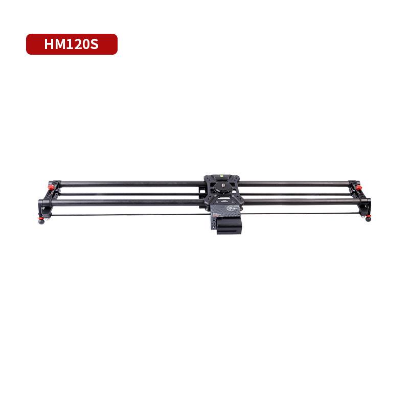 HM80S Electric Carbon Fiber Camera Slider for DSLR - Time-Lapse & Follow Focus Control