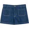 FW24 Denim Shorts Women's Dark Blue 783933-XDCXW-4447