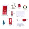 Mini Christmas Tree Ladder Carpet Decorations Miniature Dollhouse Accessories
