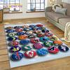 American Football N-NFL Zeichen Rugby Gamer Teppich für Wohnzimmer Schlafzimmer Dekoration, Bodenteppich rutschfeste Dekoration für Sofa Fußmatte