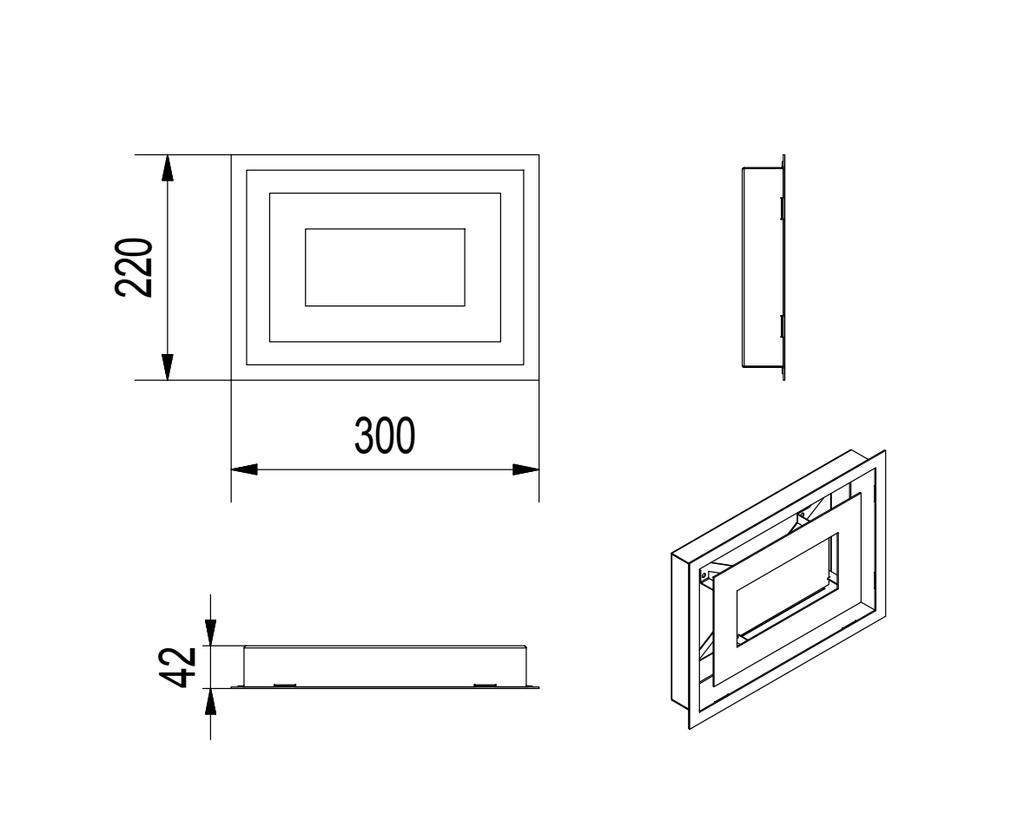 Vent Cover WIND 22x30 White