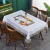 Limple Cotton Linen Table Cloth Lace Table Sheet Towel Round Table Cover TV Ark Cover Cloth Household Supplies dinnerTable Cover