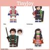 Demon Slayer Mini Set Build Blocks Toys Kamado Tanjirou For Children's Hands-on Learning