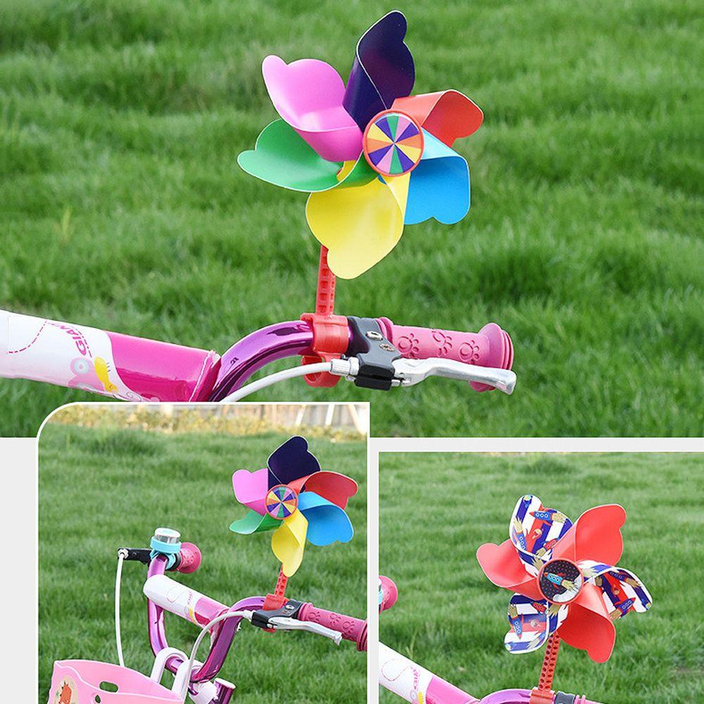 Windmill Flower Pinwheel Bicycle Handlebar Pinwheel Bike Windmill Decoration Children Bike Pinwheel