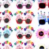 First Birthday Cartoon Glasses for Kids - Fun Party Photo Props & Cake Decorations