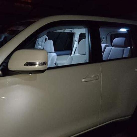 2LOOP SMD Land Cruiser Prado 150 series mid and late LED room lamp pure white light 3-chip 6-piece early, TX-L TZ-G 7-seater -