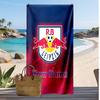 RB Leipzig FC Personalisiertes Bedrucktes Strandtuch Fußballlogo Unterstützung Benutzerdefinierter Name Text Absorbierendes Handtuch Für Sport Reisen Besonderes Geschenk