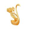 6Pcs with Swan Shaped Base Swan Fruit Spoon Elegant Dessert Spoon  Afternoon Tea