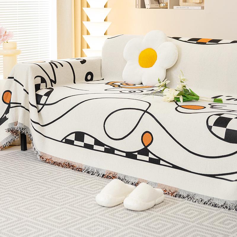 Sofa Towel Non-Slip Four Seasons Universal All-Inclusive Dustproof Cover Sofa Cushion Blanket Leather Sofa Special Cover Cloth Universal Cover Towel
