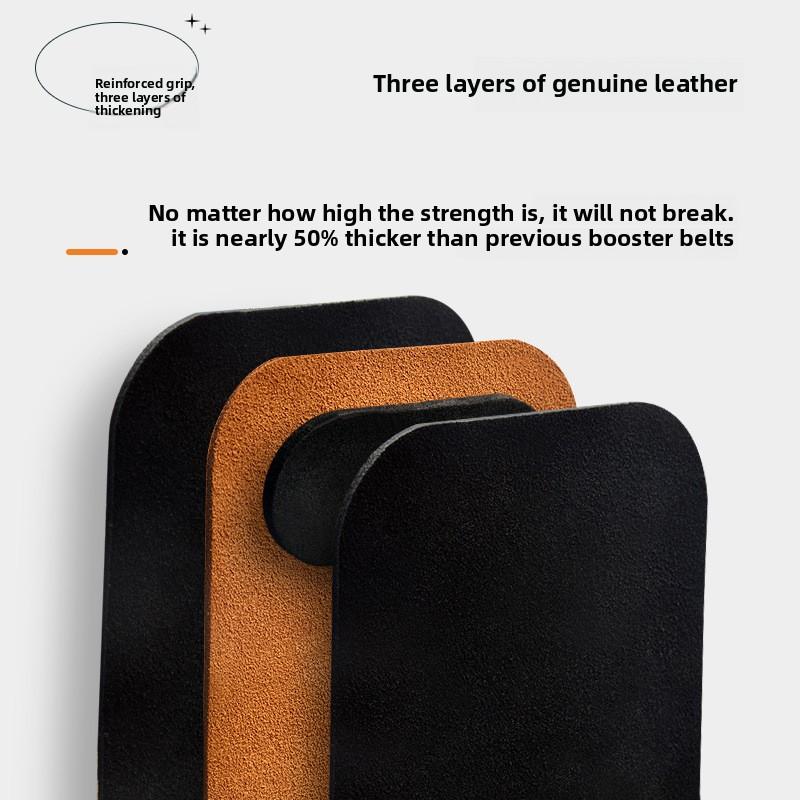 Cowhide Booster Bands Hard Pull-up Gloves Pull-up Bar Non-slip Wrist Assist Bands Fitness Wrist Guards Weightlifting Wrist Bands