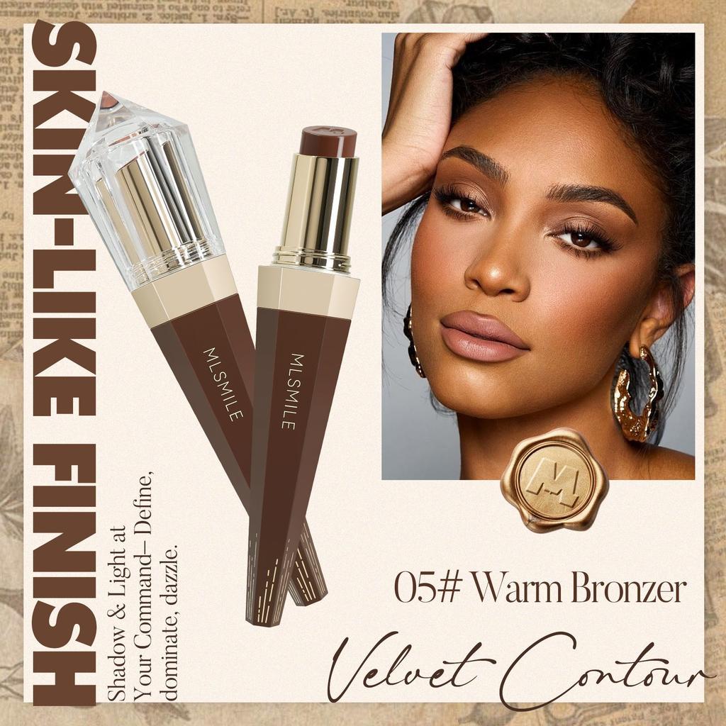 MLSMILE scepter beauty stick set, multi-functional brightening highlight three-dimensional modification facial contour stick