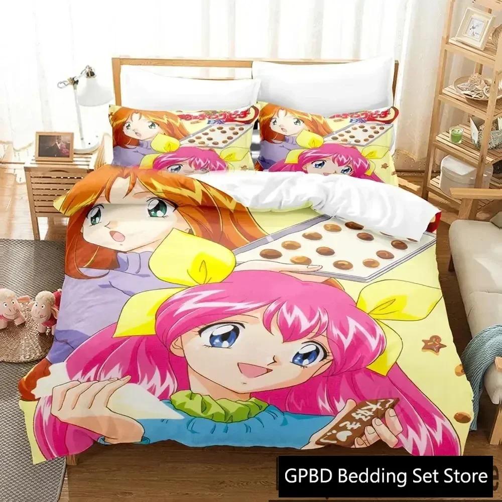 Comforter 3D Print Anime Wedding Peach Bedding Set Bedroom Soft Modern S Comefortable Kids And