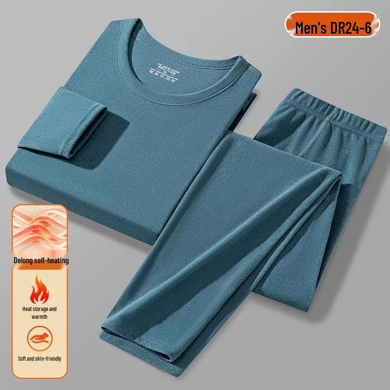 Men's Thermal Underwear Set: Constant Temperature Top and Pants for Cold Weather
