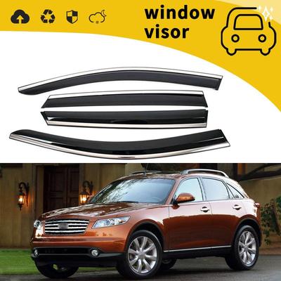 06-13 Infiniti FX35 EX25 Door Rain Guards & Window Visors