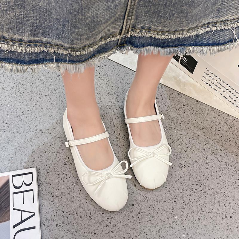 Fashion Summer Women Ballet Style Mules Slippers Fashion Butterfly-knot Ladies Elegant Dress Slip On Slides