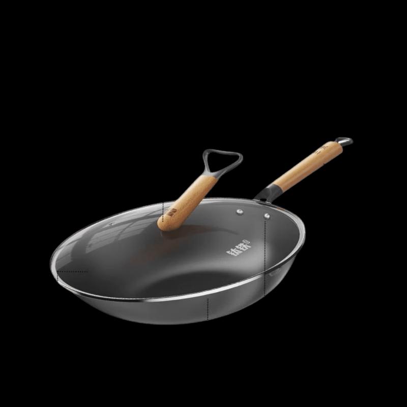 Sanhe 0-Coating Titanium Iron Wok