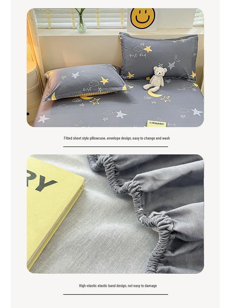 2025 New Style 100% Cotton Pillowcase Pair - 48x74cm Single Pack Pillow Cover