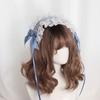 Jk Lolita Lace Headband Sweet Anime Maid Cosplay Headdress Gothic style Ruffled Hairband  Daily