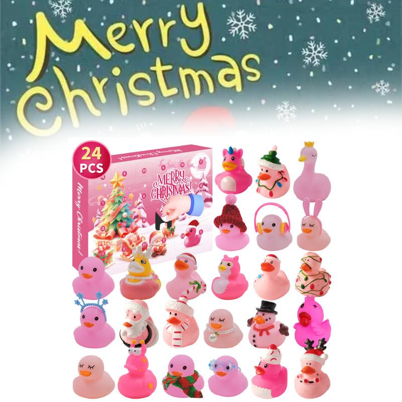 Adorable Pink Duck Countdown Blind Box Toy For Interactive Emotional Development