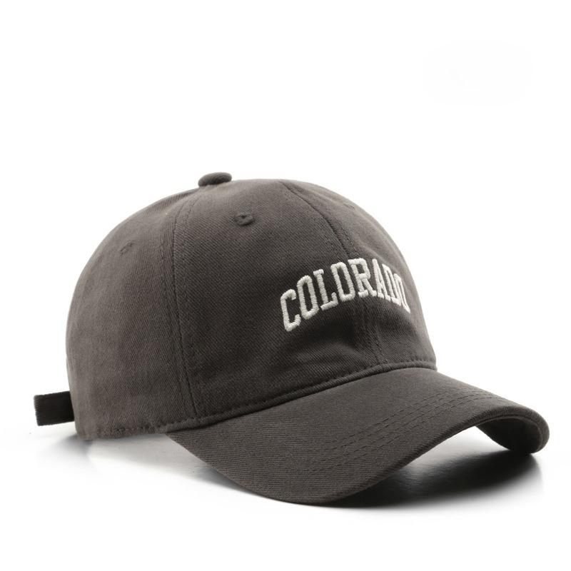 Japanese women's fashion popular retro letter embroidered cap outdoor sports travel shade baseball cap