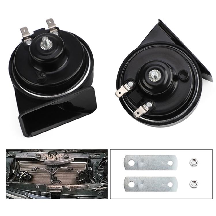 Loud Sound 410DB Electric Snail Air Horn for Car Motorcycle Boats Double Tone 12V