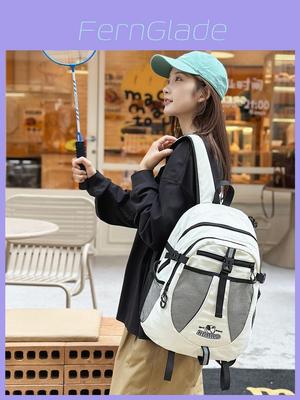 Nylon Casual Travel Backpack For Men And Women With Laptop Storage