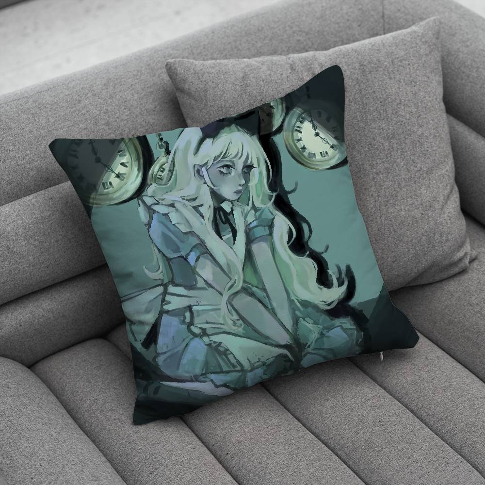 

AAlice Game in MMadness Pillow Case Pillowcase Home Sofa Cushions Car Cushions Pillowcover Office Pillowshell Pillow 30x30cm